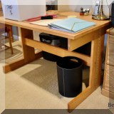F30. Trestle desk. 29”h x 40”w x 36”d 
